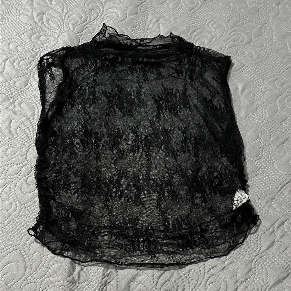 Elegant Black Lace Top
